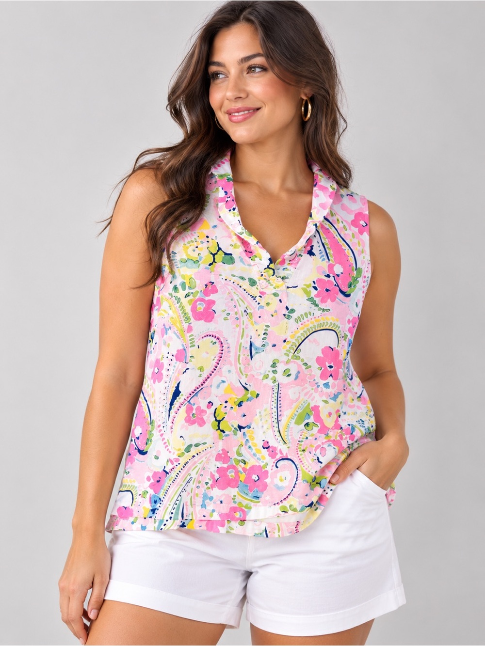 🎉5 for $45🎉 Crown & ivy top blouse shirt size XL